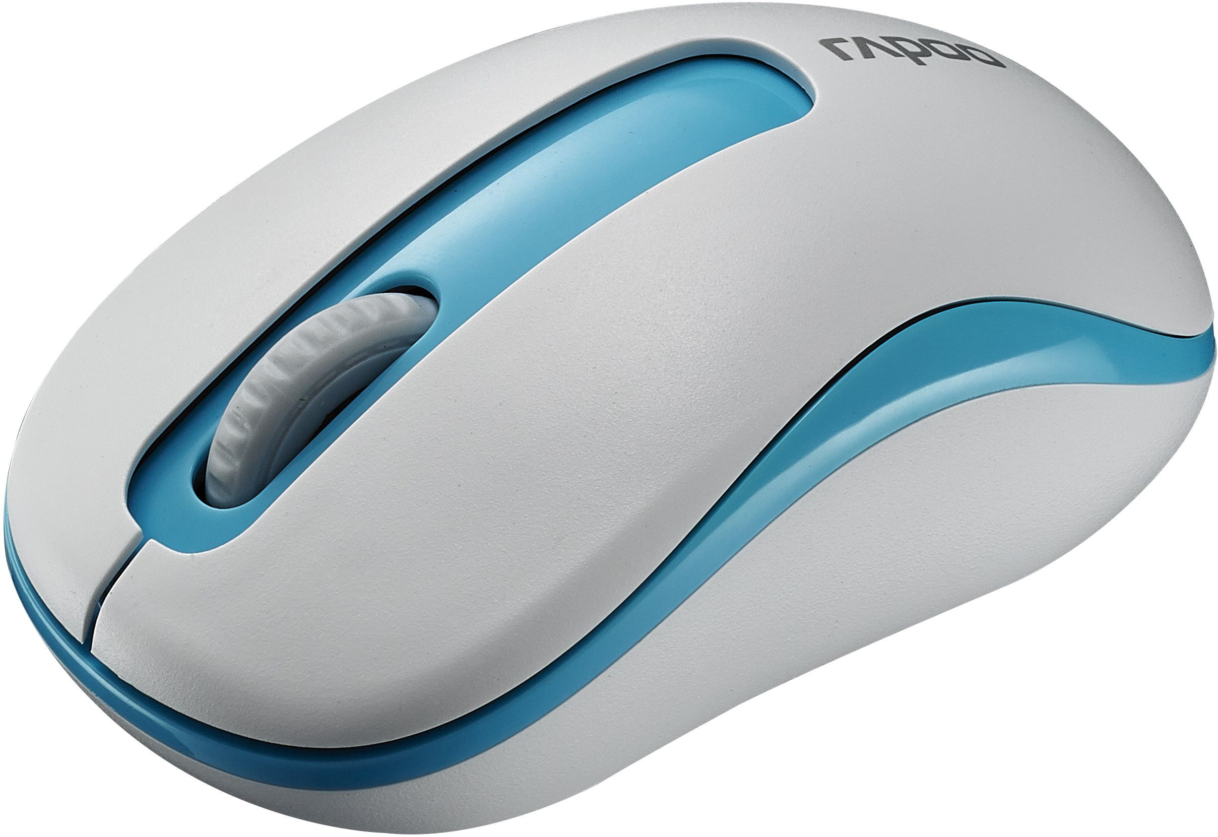Rapoo M10 Plus Mus - Vit/Blå