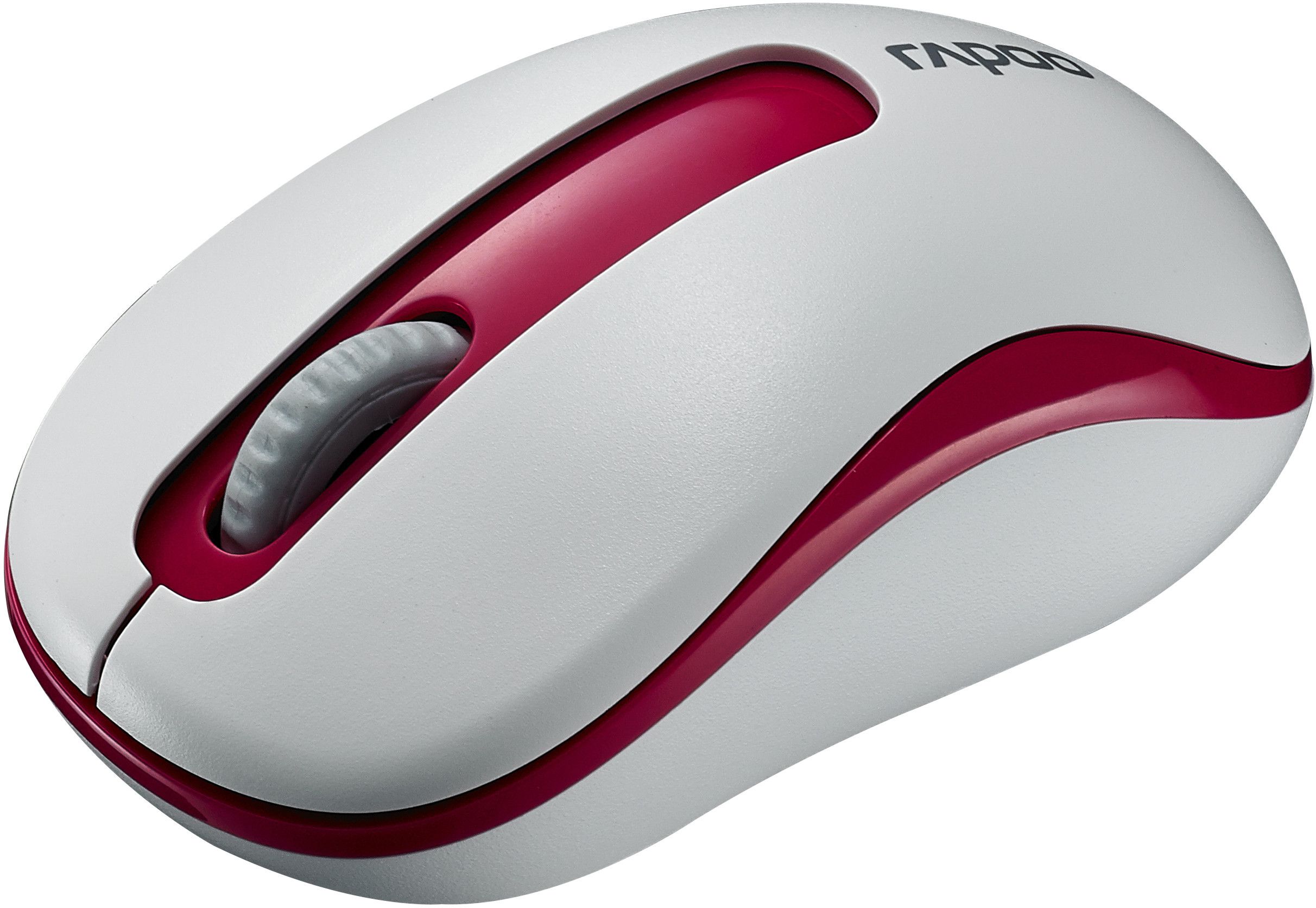 Rapoo M10 Plus Mus - Vit/röd