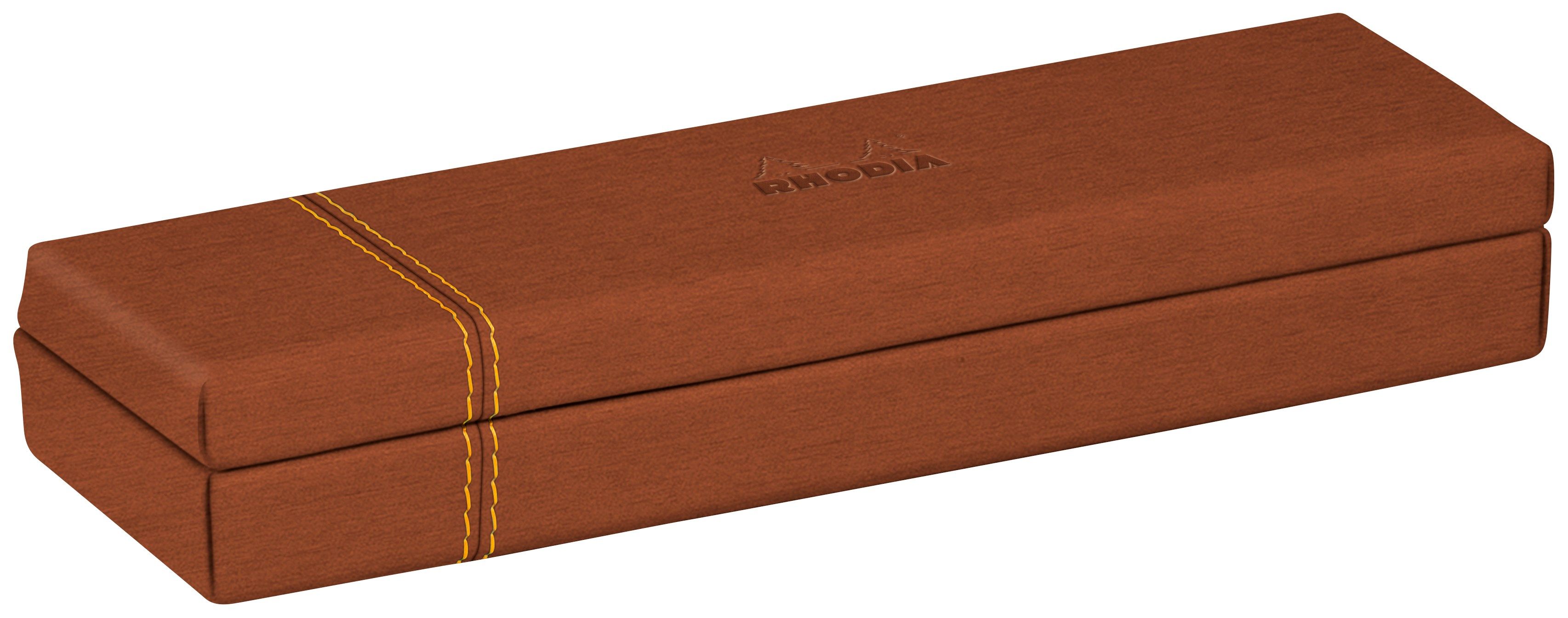Rhodia rama blyantboks skinn - Kobber