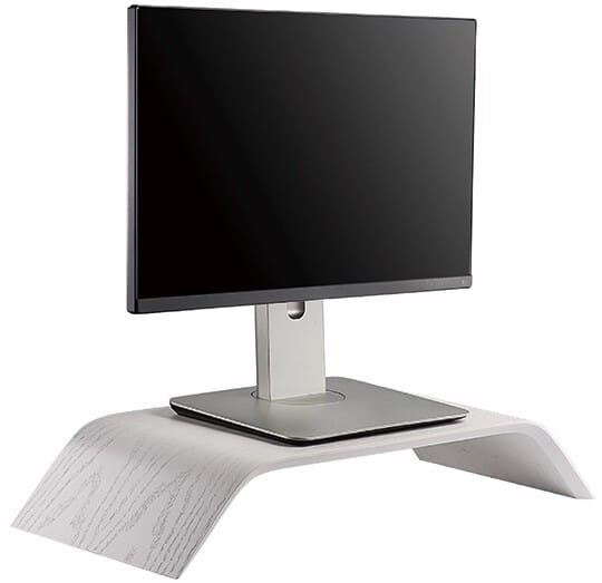 Samdi Monitor Wood Stand - Rödek (vit)