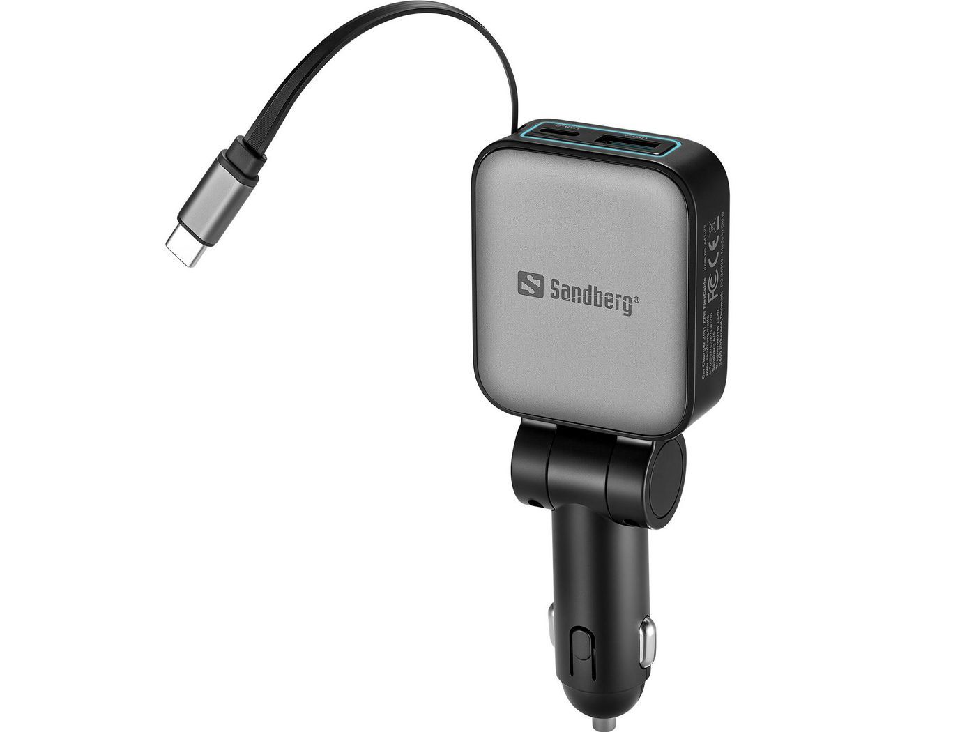 Sandberg Car Charger 3-in-1 72W