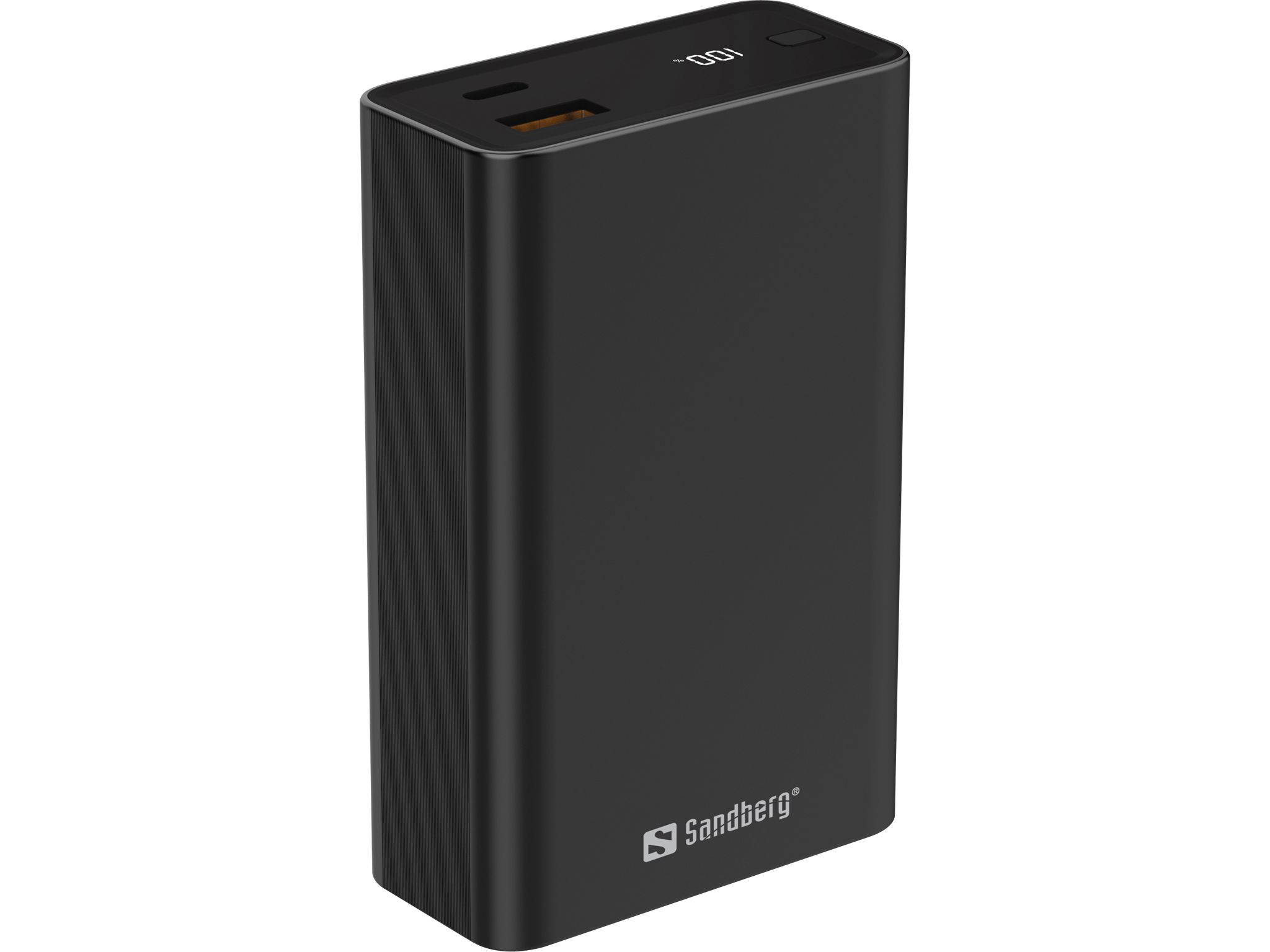 Sandberg Travel Powerbank 20000 mAh Nødlader - Svart - 20000 mAh