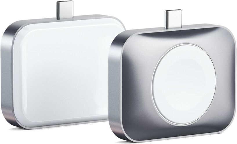 Satechi dobbeltsidig 2-i-1 USB-C-lader for Apple Watch og AirPods