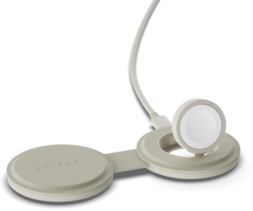 Satechi OntheGo 2-in-1 Wireless Charger - Sand