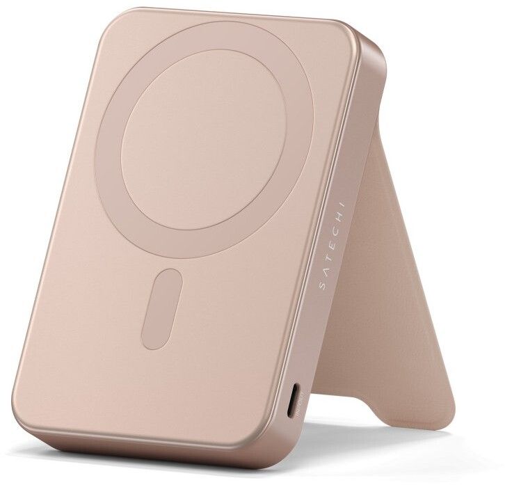 Satechi Qi2 OntheGo magnetisk powerbank 10K - Rosa