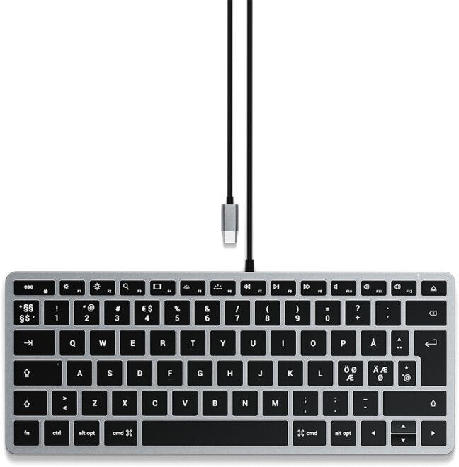 Satechi Slim W1 Wired Backlit Keyboard