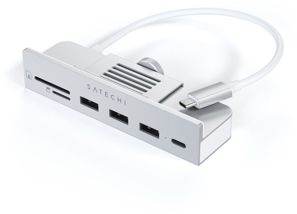 Satechi USB-C Clamp Hub for iMac 24 (2021) - Silver