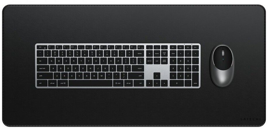 Satechi Vegan-Leather Premium Desk Mat - Svart