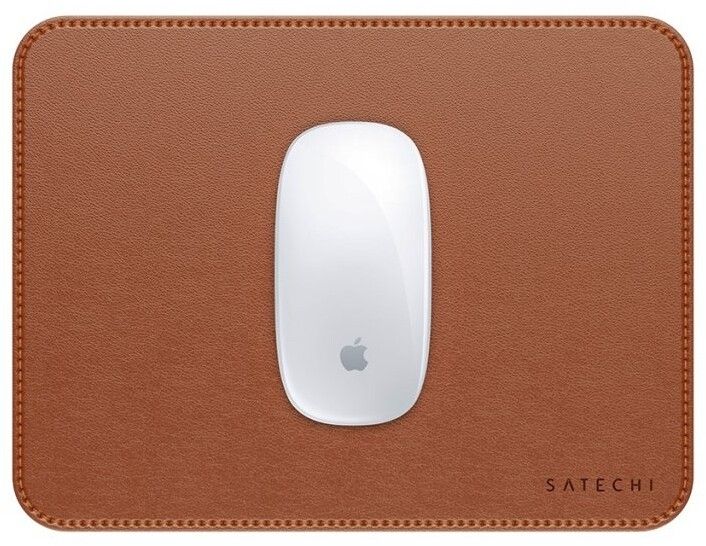 Satechi Vegan-Leather Premium musematte - Brun