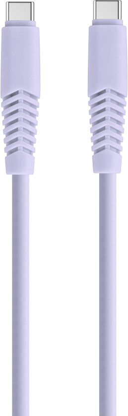 Setty USB-C - USB-C Cable - Ljuslila