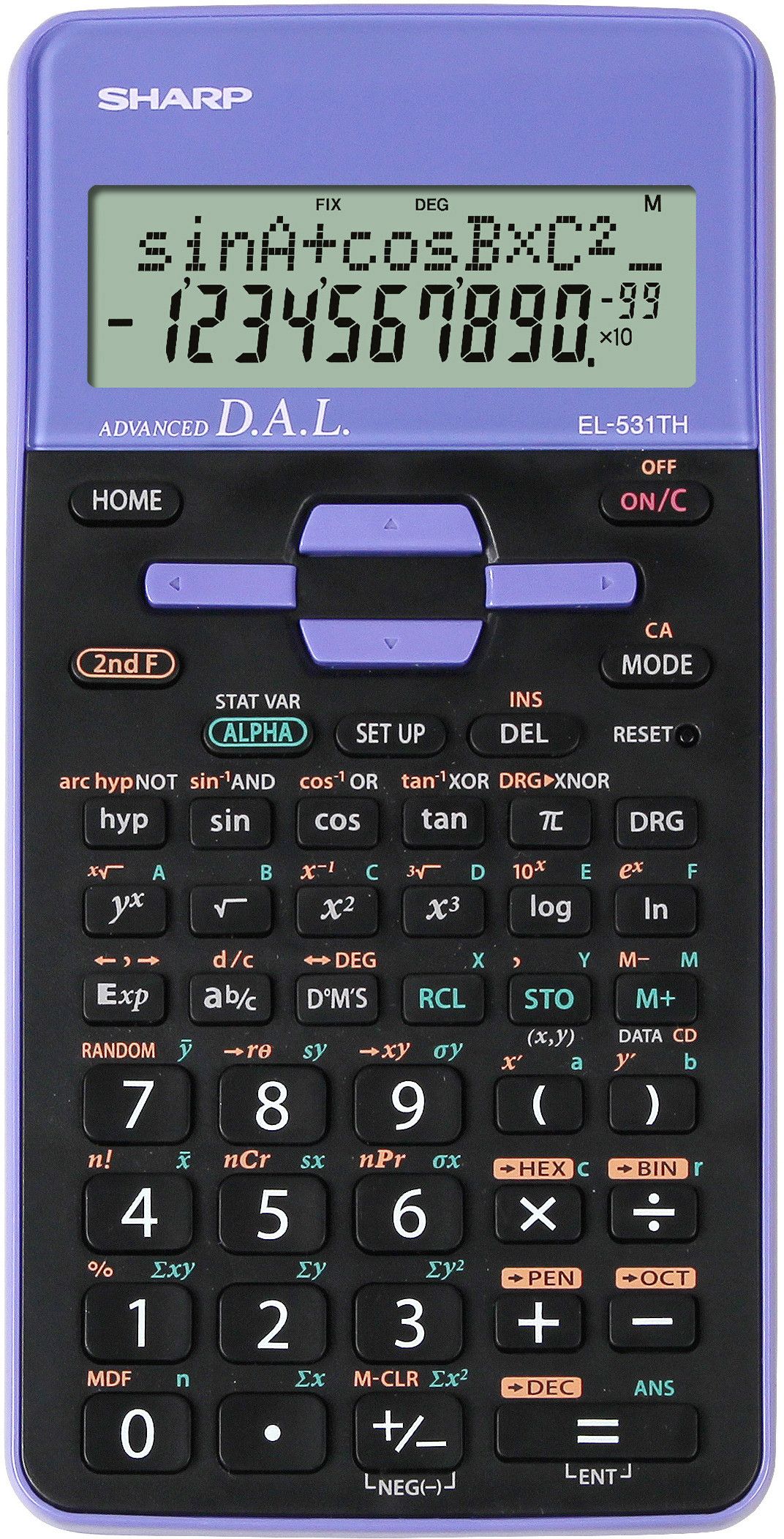 Sharp Kalkulator EL-531TH - Rosa