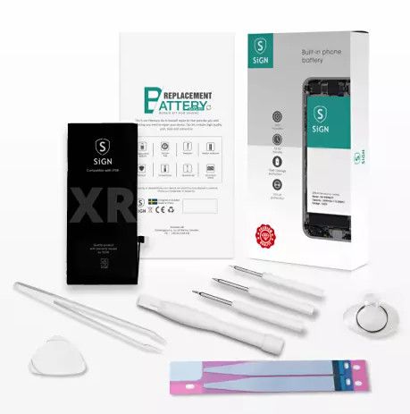SiGN komplett sett for batteribytte (iPhone X r)