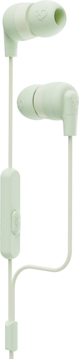 Skullcandy Ink'd+ - Ørepropper med mikrofon - i øret - kablet - 3,5 mm jakk - lydisolerende - grønn, grågrønn, pastell