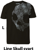 Skullcandy Line Skull svart