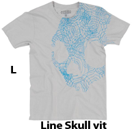 Skullcandy Line Skull vit