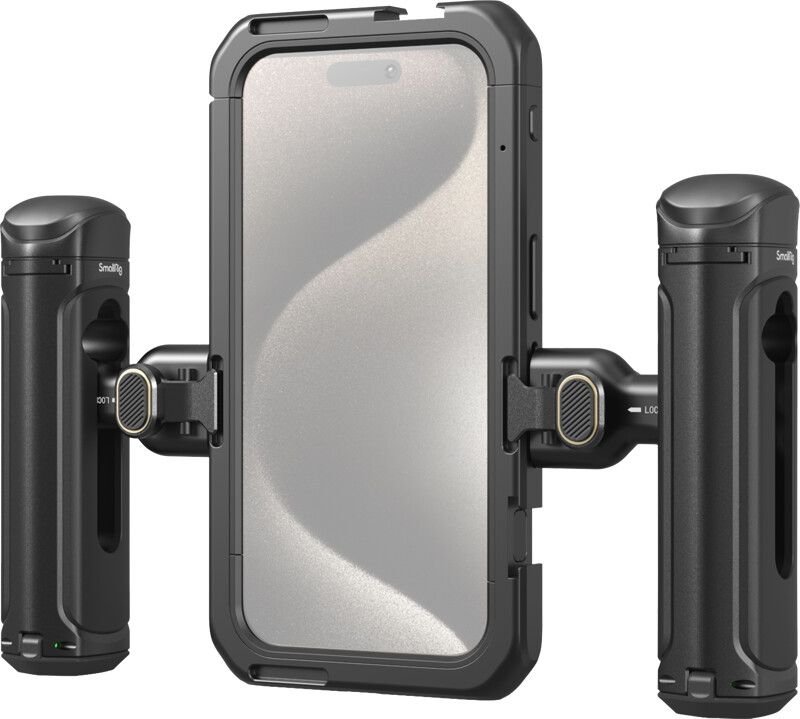 SmallRig 4397 Mobile Video Kit Dobbel håndholdt (iPhone 15 Pro)