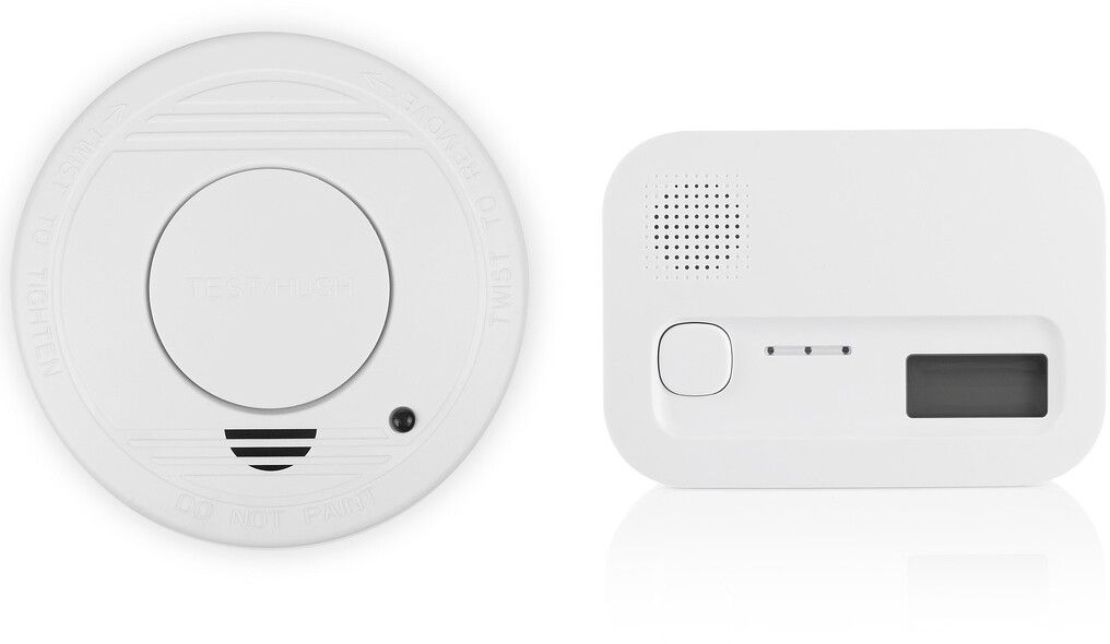 Smartwares FSE-19204, 40 m², 85 dB, Hvit, Batteri, 4,5 V