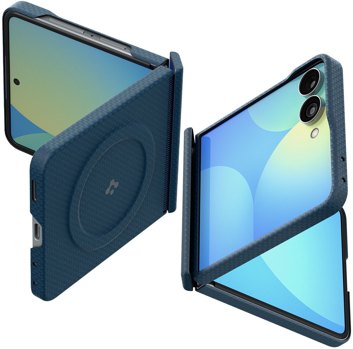 Spigen Air Skin Aramid MagFit (Galaxy Z Flip8) - Blå