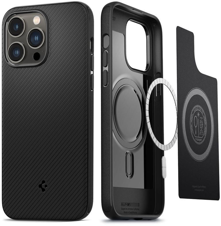 Spigen Armor MagFit (iPhone 14 Pro) - Svart