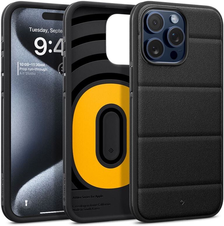 Spigen Caseology Athlex iPhone 15 Pro Max active black