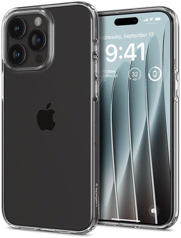 Spigen Crystal Flex (iPhone 15 Pro Max) - Gjennomsiktig