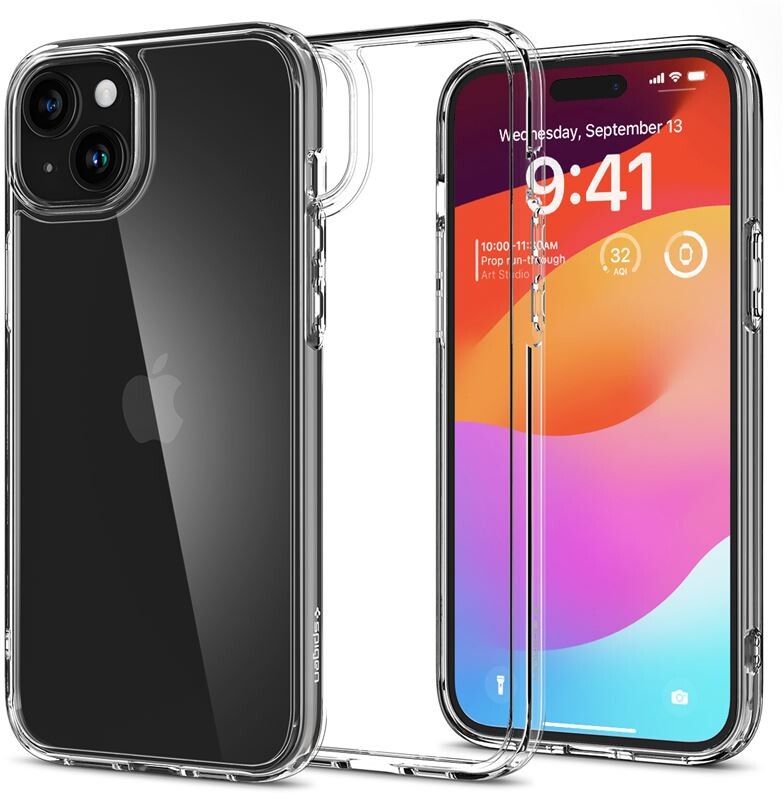 Spigen Crystal Hybrid - crystal clear - iPhone 15