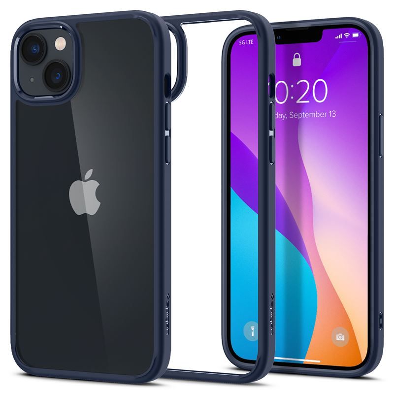 Spigen Crystal Hybrid (iPhone 14 Plus) - Blå