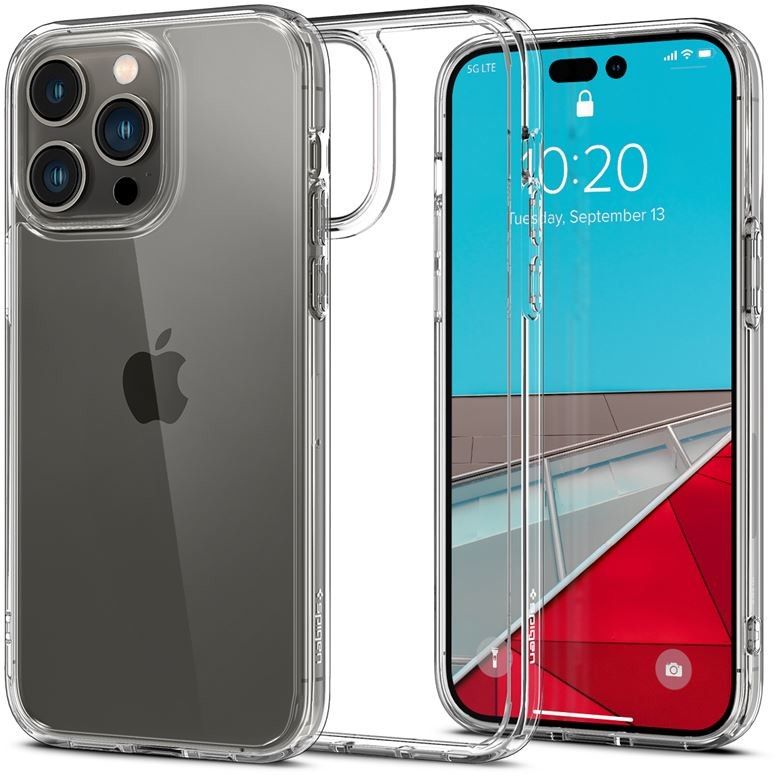 Spigen Crystal Hybrid - crystal clear - iPhone 14 Pro