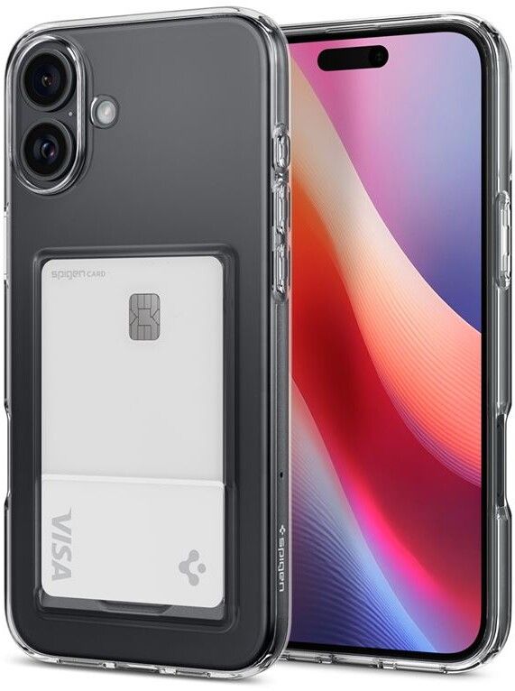 Spigen Crystal Slot - Crystal Clear - iPhone 16