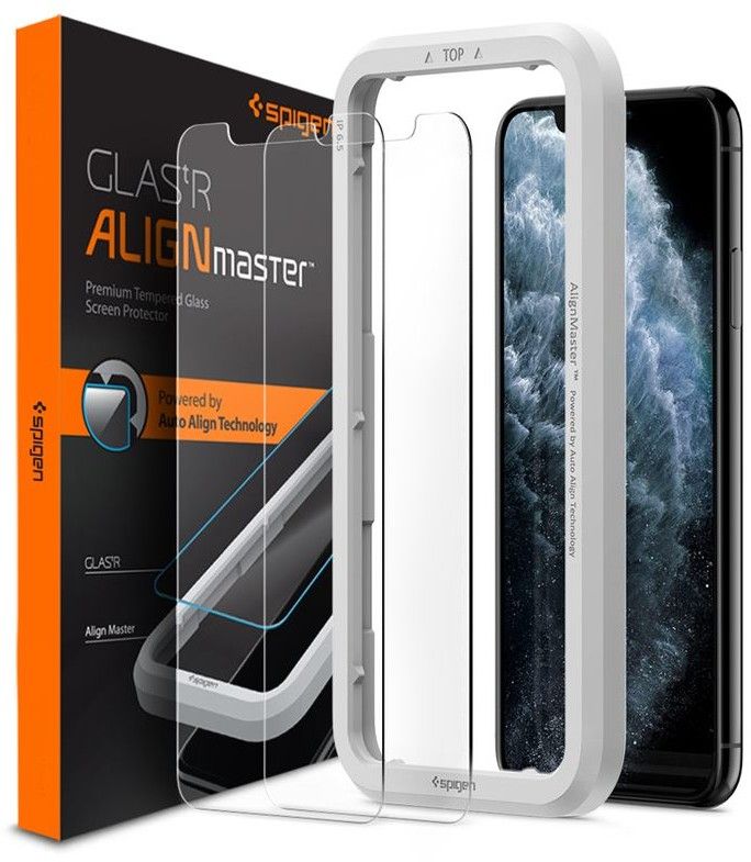 Spigen Align Glas.tR 2 pack - iPhone 11 Pro/XS/X