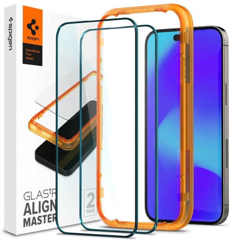 Spigen tR Align Master 2 Pack - FC black - iPhone 14 Pro