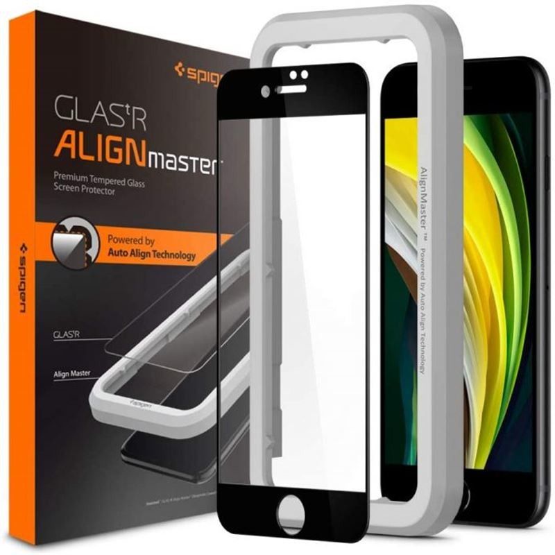 Spigen AlignMaster FC - black - iPhone SE (2022/2020)/8/7