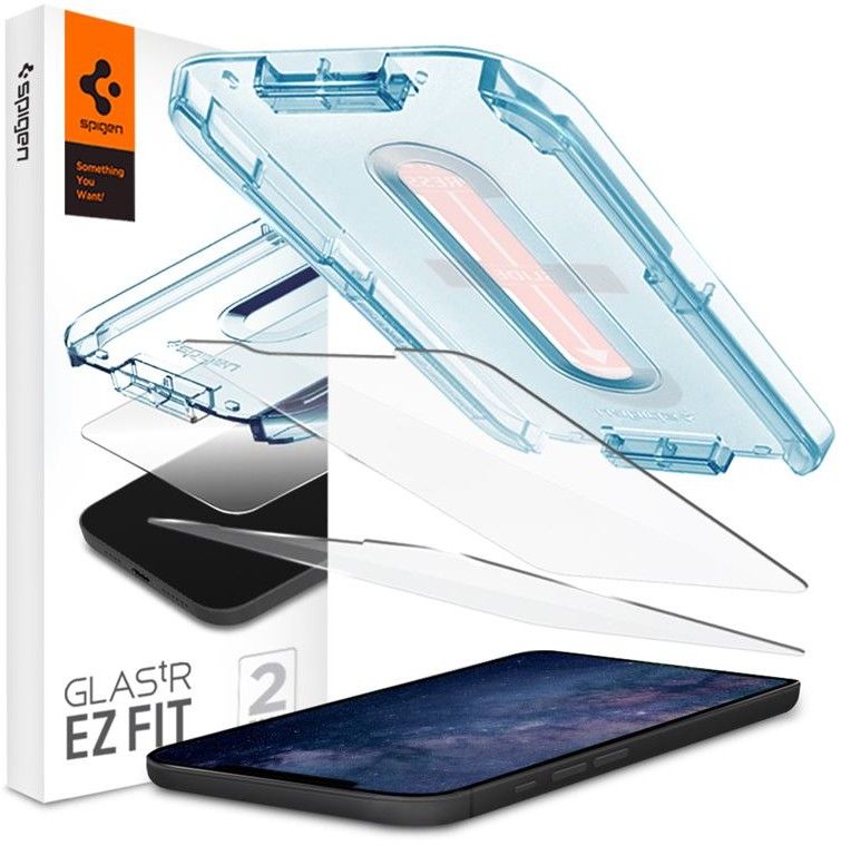 iPhone 12 Mini  EZ Fit Glas.tR Skjermbeskytter 2. Stk - Case Friendly - Gjennomsiktig