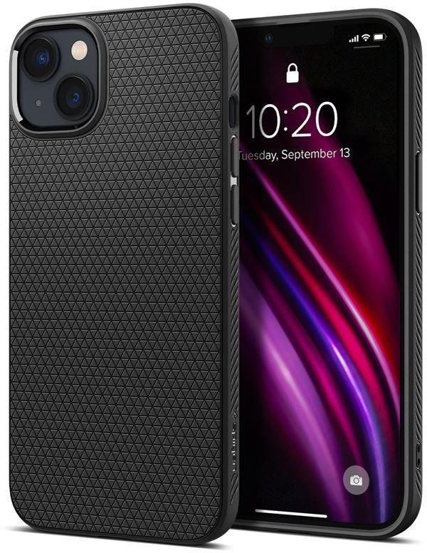 Spigen Liquid Air - matte black - iPhone 14