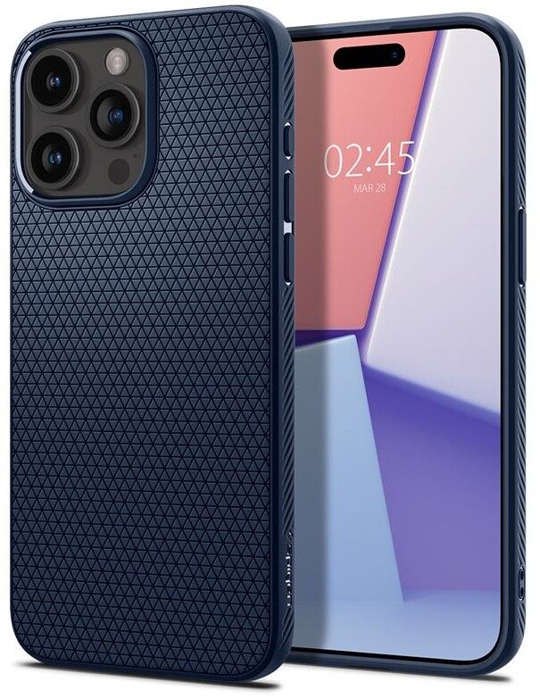 Spigen Liquid Air (iPhone 15 Pro) - Mørke blå