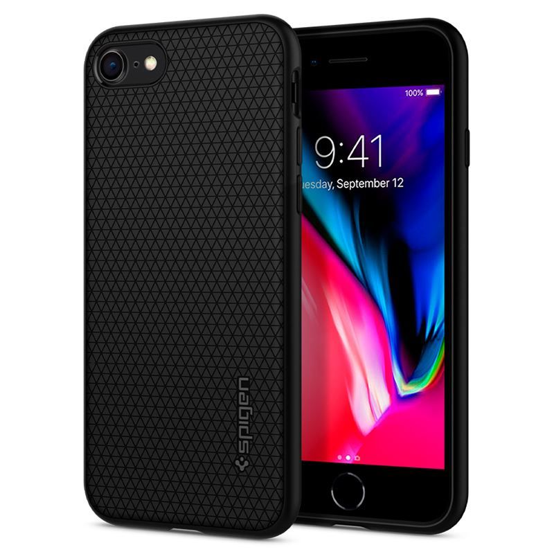 Spigen Liquid Air - black - iPhone SE (2022/2020)/8/7