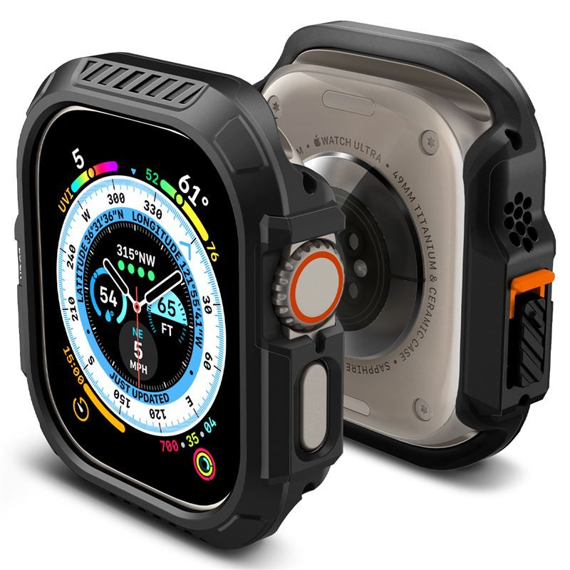Spigen Lock Fit - black - Apple Watch Ultra 2/Ultra 49mm