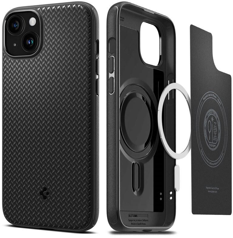 Spigen Mag Armor MagFit (iPhone 15) - Svart