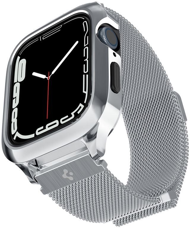 Spigen Metal Fit Pro - silver - Apple Watch 9/8/7 45mm