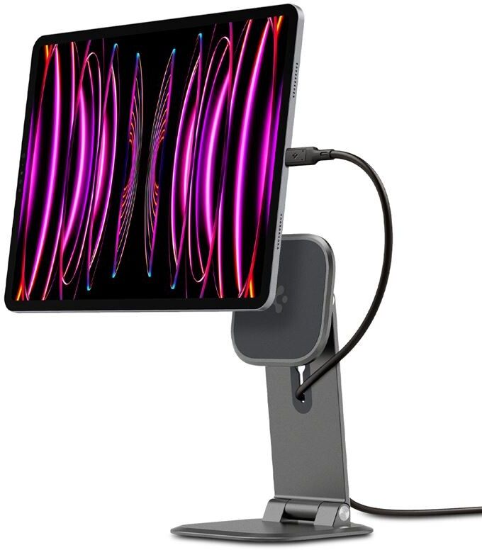 Spigen OneTap Easel Magnet Tablet Stand - space gray