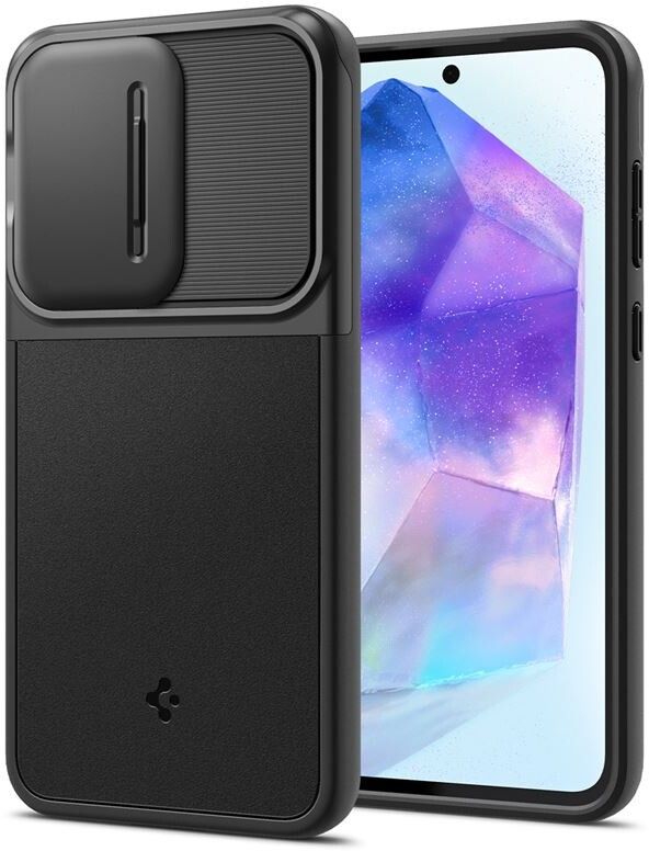 Spigen Optik Armor - black - Samsung Galaxy A55