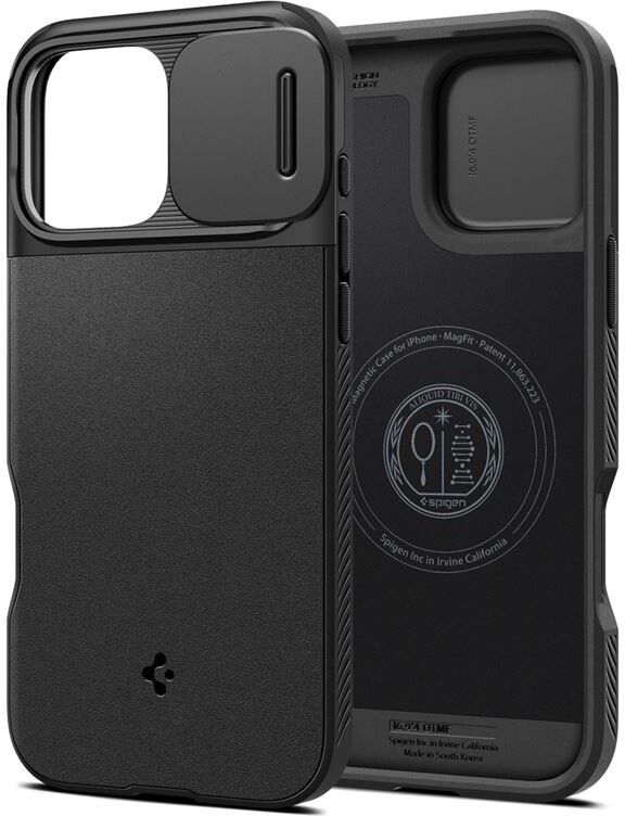 Spigen Optik Armor MagSafe - Black - iPhone 16 Pro Max