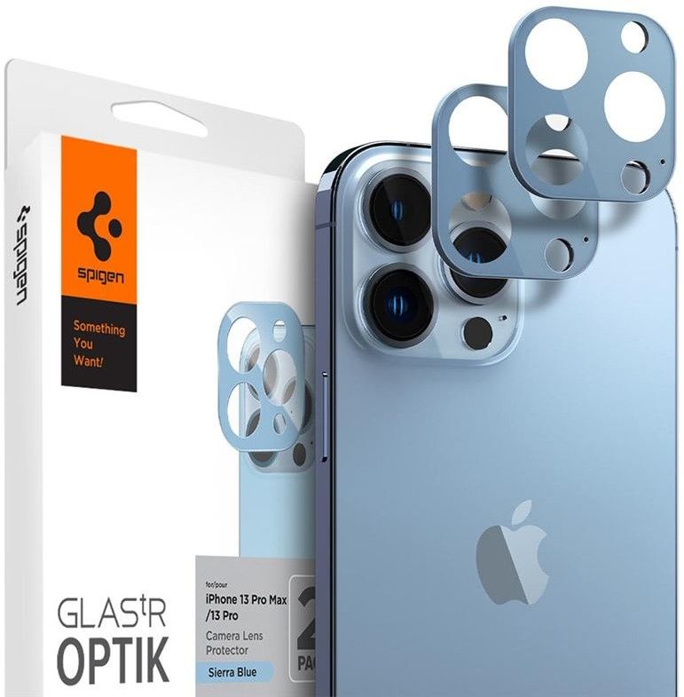 Spigen Optics Lens Protector (iPhone 13 Pro / Pro Max) - Blå