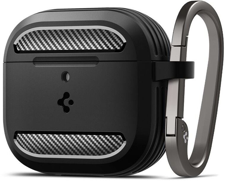 Spigen Rugged Armor matte black - AirPods 4
