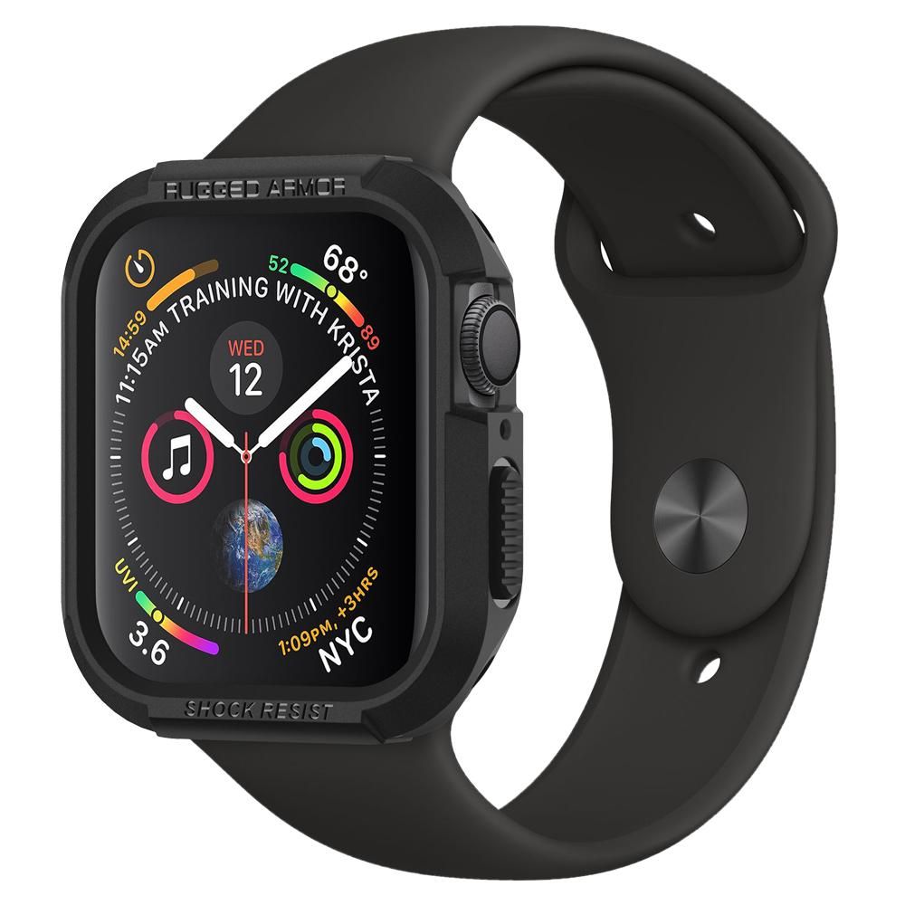 Spigen Rugged Armor - black - Apple Watch 9/8/7 (41mm)/6/SE/5/4 (40mm)