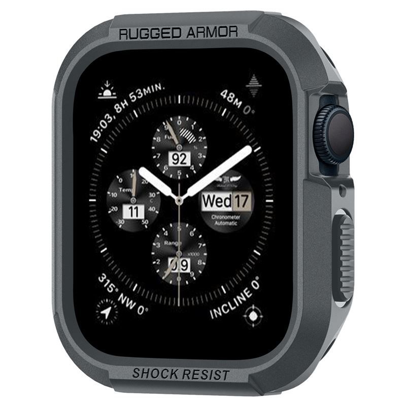 Spigen Rugged Armor (Apple Watch 44 mm) - Grå