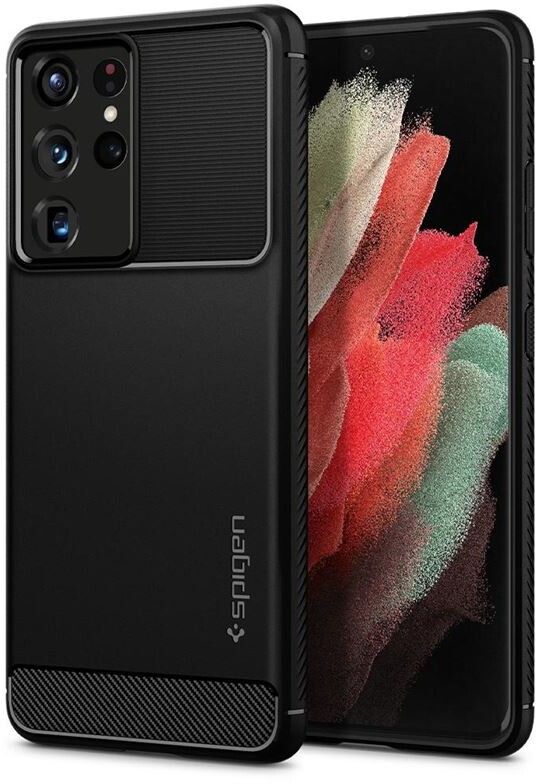 Spigen Rugged Armor - black - Galaxy S21 Ultra