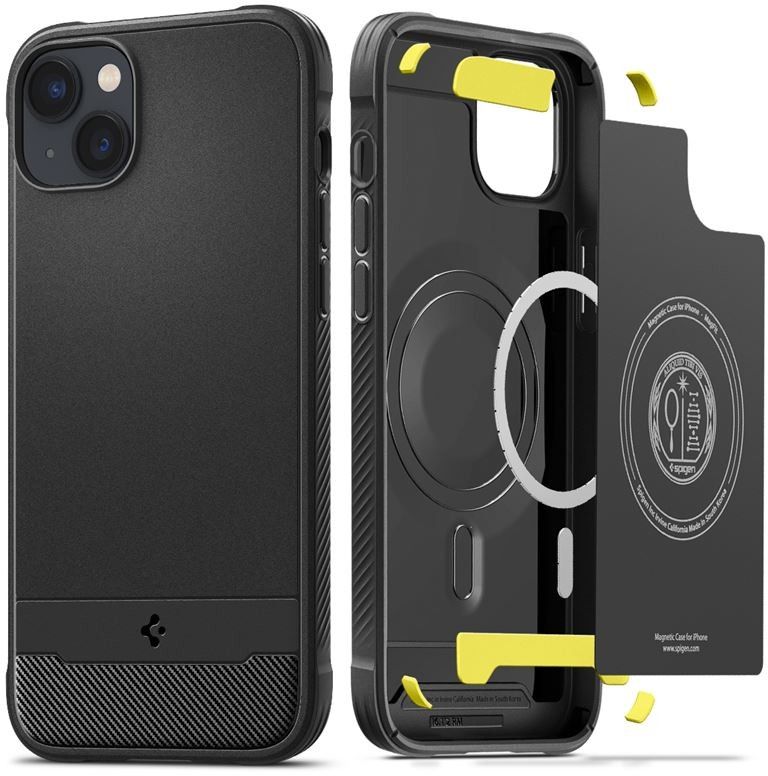 Spigen Rugged Armor MagSafe - matte black - iPhone 14