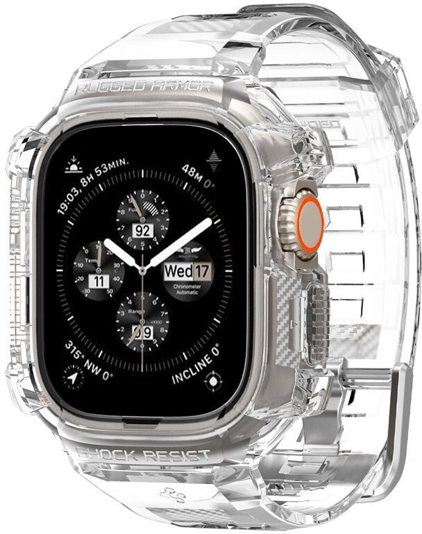 Spigen Rugged Armor Pro (Apple Watch Ultra 49mm) - Transparent