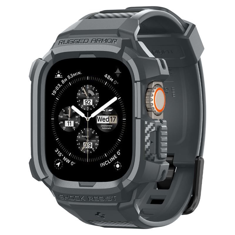 Spigen Rugged Armor Pro - dark gray - Apple Watch Ultra 2/1 49mm